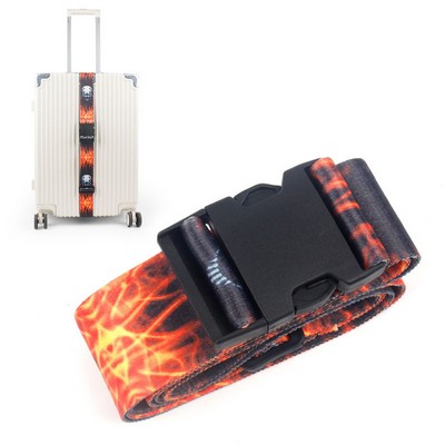 2" x 71" Adjustable Dye Sublimation Polyester Luggage Strap