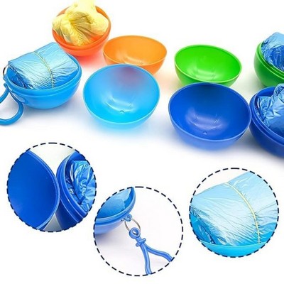 Disposable Poncho Keychain