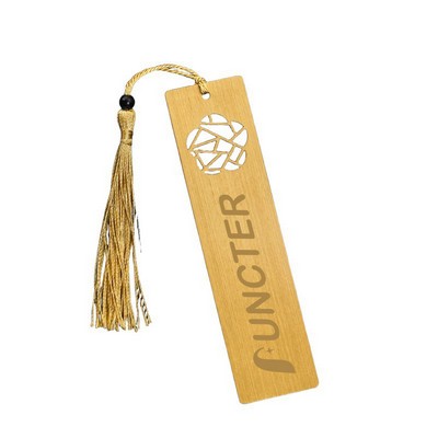 Plum Blossom Metal Bookmark With Tassel Spike Book Mark