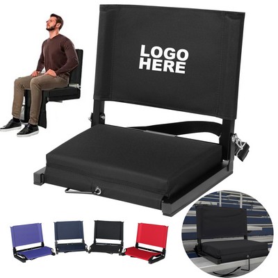 Portable Sports Folding Chair Padded Stadium Seat for Bleachers