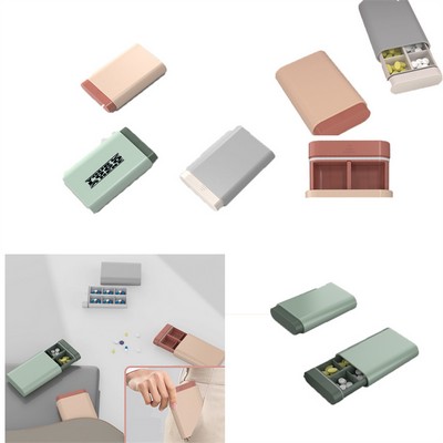 Portable Compartmentalized Pill Box