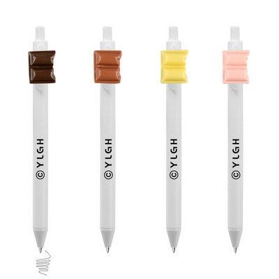 Click Activated Pen With Chocolate