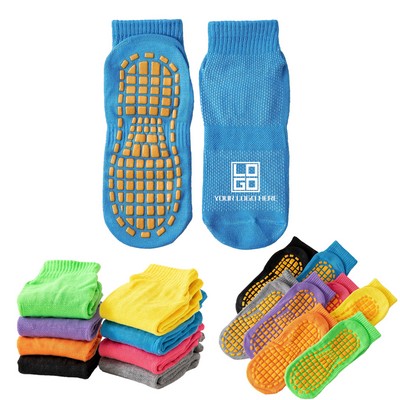 Full Color Non Slip Trampoline Socks