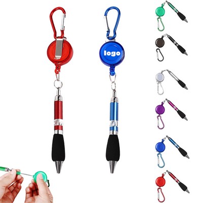 Retractable Pull Pen Clip