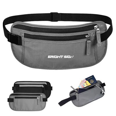 Anti-Theft RFID-blocking Hidden Money Belt