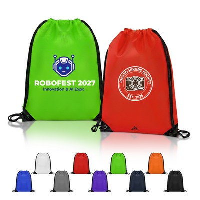 420D Heavy Duty Drawstring Backpack
