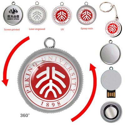8G USB School Emblem Flash Drive
