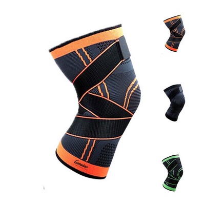 Knee Support Brace with Adjustable Strap