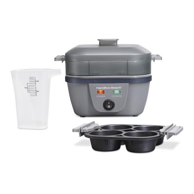 Hamilton Beach Egg Bites Plus, 4 Egg Bites/4 Poached/9 Hard-Boiled/Omelets/Scrambled/Fried Eggs