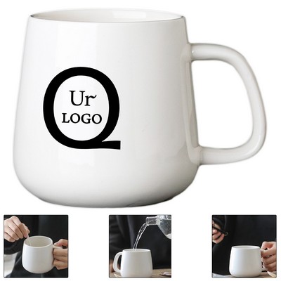 13.5oz Solid Color Ceramic Coffee Mug