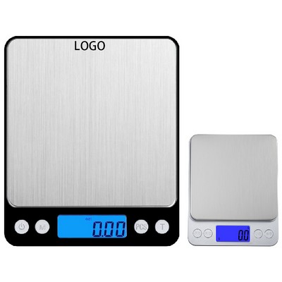 500g /0.01g Digital Kitchen Scale With 2 Trays