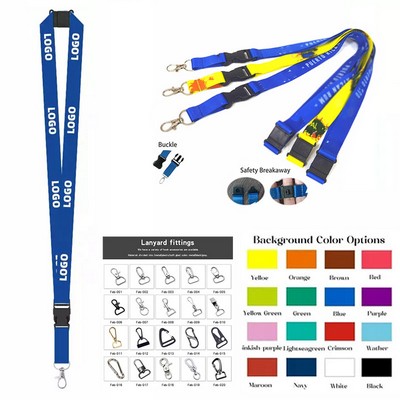 Custom Detachable Quick Release Safety Lanyard