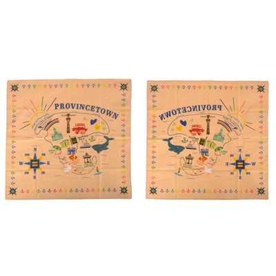 Dyed 100% Cotton PMS Custom Color 22" x 22 Bandanna