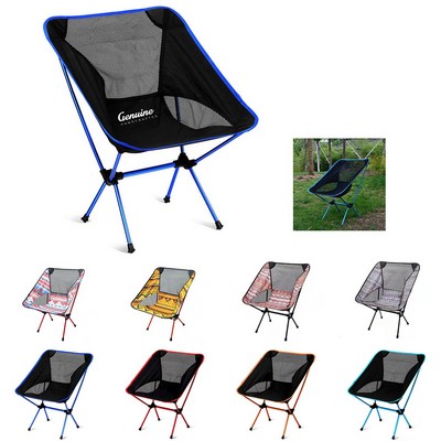 Ultra-light Folding Camping Chair with Aluminum Frame and Oxford Cloth Seat