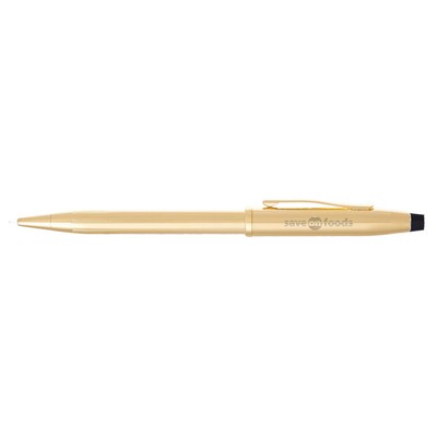 Cross Century II 23KT Gold Ballpoint Pen with Gold Plated Appointments