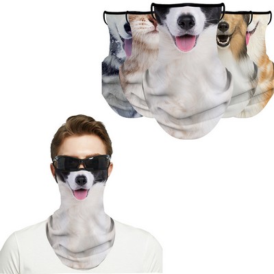 3D Print Face Cover Half Mask Scarf Balaclava