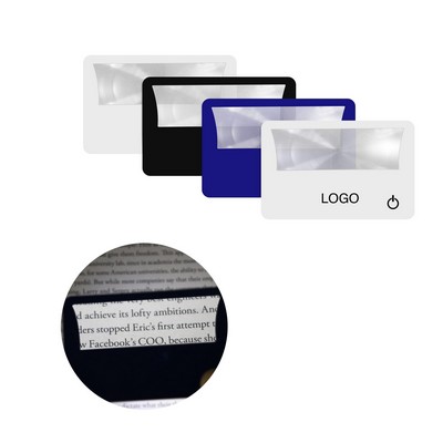 Credit Card Magnifier With Light