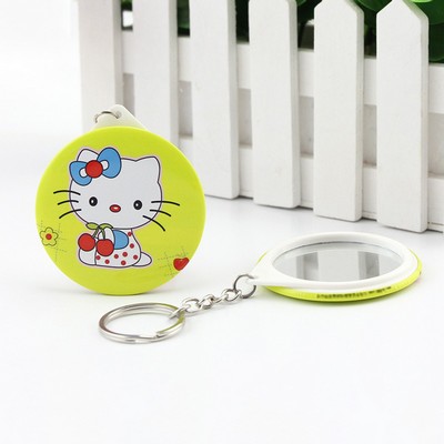 Tinplate Mirror keychain