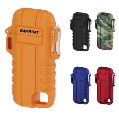 Waterproof Chargable Lighter W/ Led Light