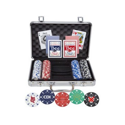 Poker Chip Set - 200 Chips in Aluminum Case