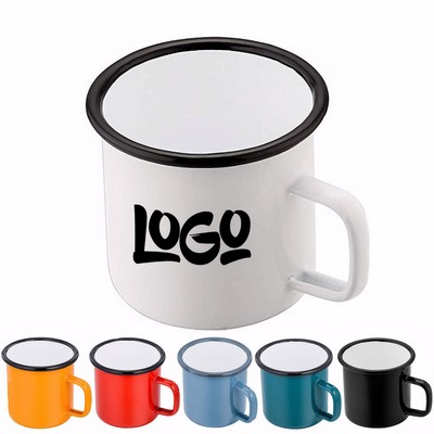 12oz Customizable Enamel Coffee Mug