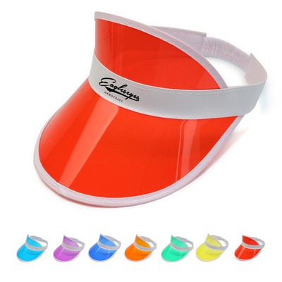 Sun Protection PVC Visor Cap