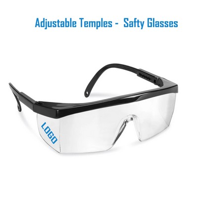 Safety Glasses-Traditional styling with protective side shields.