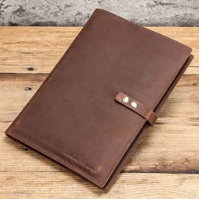Handmade Leather Business Portfolio Organizer