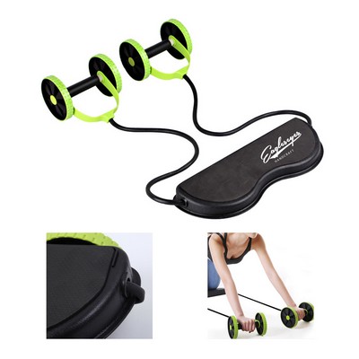 Multifunctional Abdominal Roller with Two-wheel Tractor