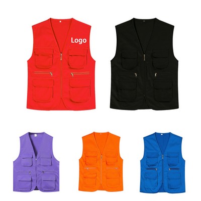 Multi-Pocket Work Clothes