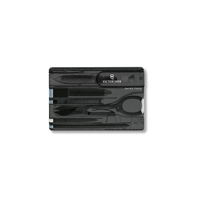 Swiss Card Classic 10 Function Swiss Army Knife - Onyx