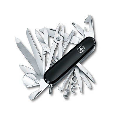 Swiss Champ 33 Function Swiss Army Knife - Black