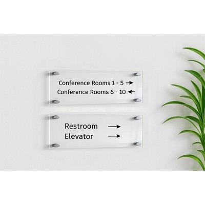 12" x 16" ACRYLIC WALL SIGN