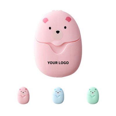 Travel Soap Paper Box With Fifty Sheets 3" x 2.2"