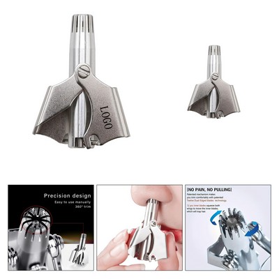 Manual Stainless Steel Nose Hair Trimmer