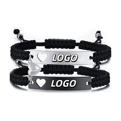 Stainless Steel Rope Braided Bracelet