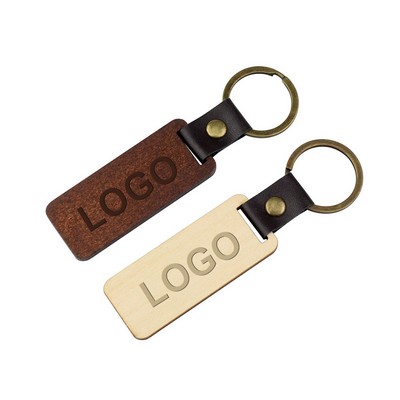 Custom Wooden Keychain Tag