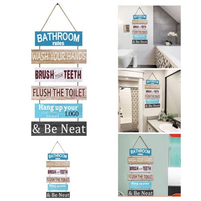 Rustic Wooden Wall Art Sign