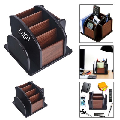 Wood Desk Organizer Rack