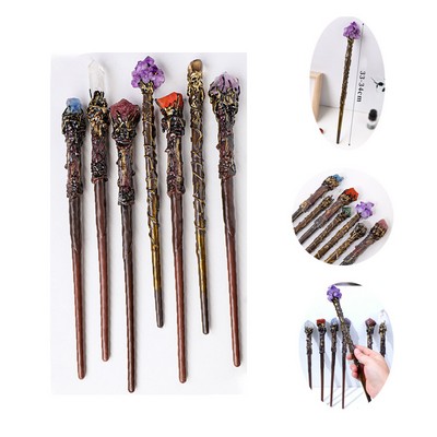 Natural Healing Crystal Scepter Crystal Raw Stone Role Play Wand Crystal Crafts