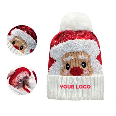 Christmas Knitted Beanie Cap