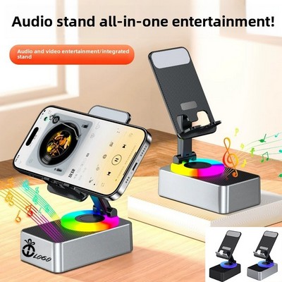 Wireless Charging Bluetooth Speaker Power Bank Stand