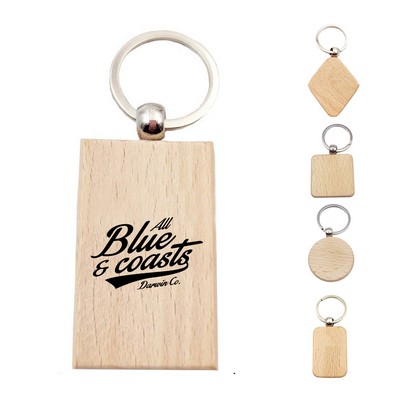 Wood Board Keychain
