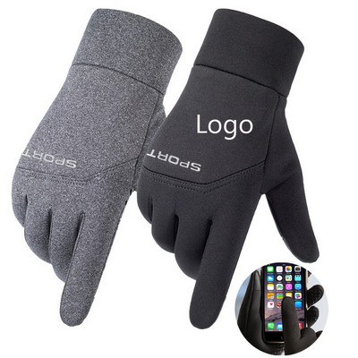 Waterproof Thermal Non-Slip Outdoor Touchscreen Gloves