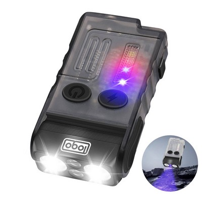 Adjustable Aluminum EDC Flashlight w/ Magnetic Base