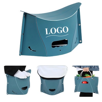 12" Multi-Functional Portable Foldable Camping Stool & Tote Bag