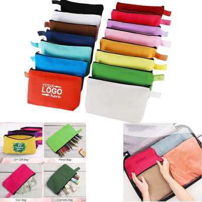 Cute Canvas Makeup Bags