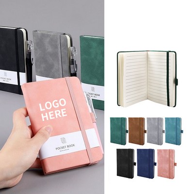 A6 Compact Notebook with Pen Loop