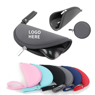 Compact Zippered Mouse & Accessory Pouch