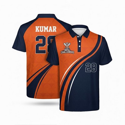 Custom Full Color Sublimated Sport Polo